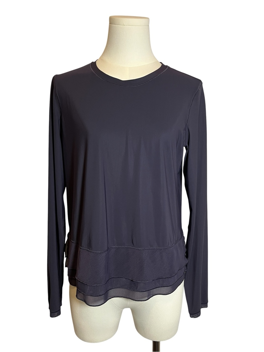 Lululemon Sole Training Long Sleeve Top Midnight Blue Size 6